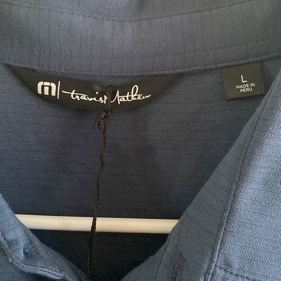 Travis Mathew, short sleeve, collared shirt, mens size Large - Picture 2 of 5